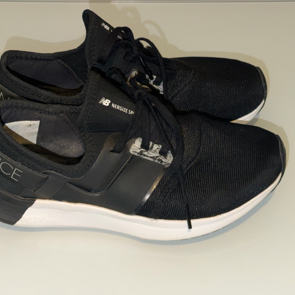 Kid’s New Balance Black and White Athletic Shoes